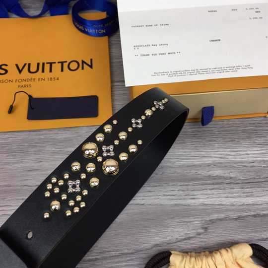 Louis Vuitton Calf Leather LV Iconic 35MM Belt - LBP006 - 3