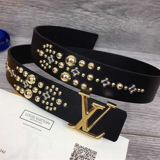 Louis Vuitton Calf Leather LV Iconic 35MM Belt - LBP006 - 7