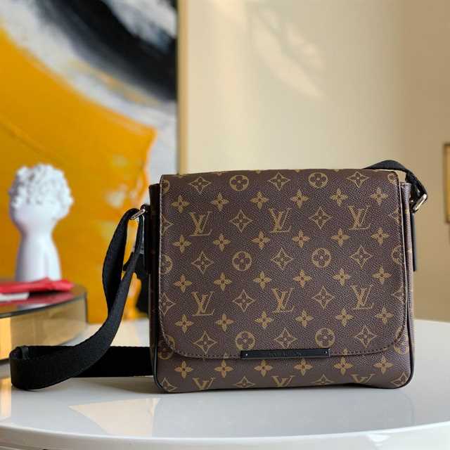 Louis Vuitton District Pm Messenger Bag Monogram Macassar Canvas LMB022 - 2