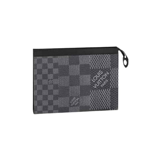 Louis Vuitton Pochette Voyage Mm Damier Graphite Canvas LP52 - 1