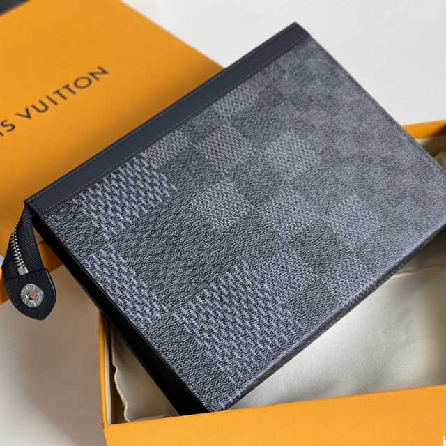 Louis Vuitton Pochette Voyage Mm Damier Graphite Canvas LP52 - 3