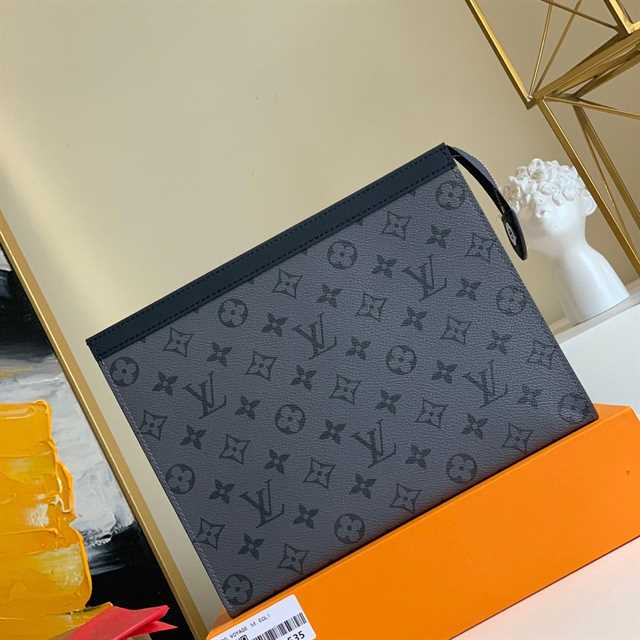 Louis Vuitton Pochette Voyage Mm Monogram Eclipse Canvas LP56 - 2