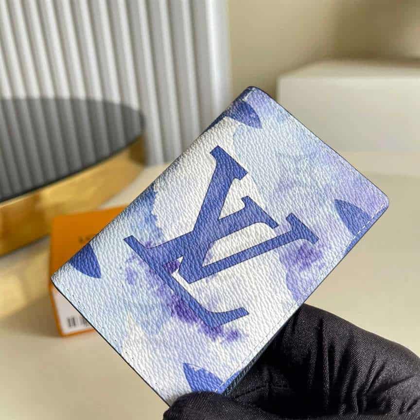 Louis Vuitton Pocket Organizer Monogram Watercolor Blue Coated Canvas - WPR001 - 2