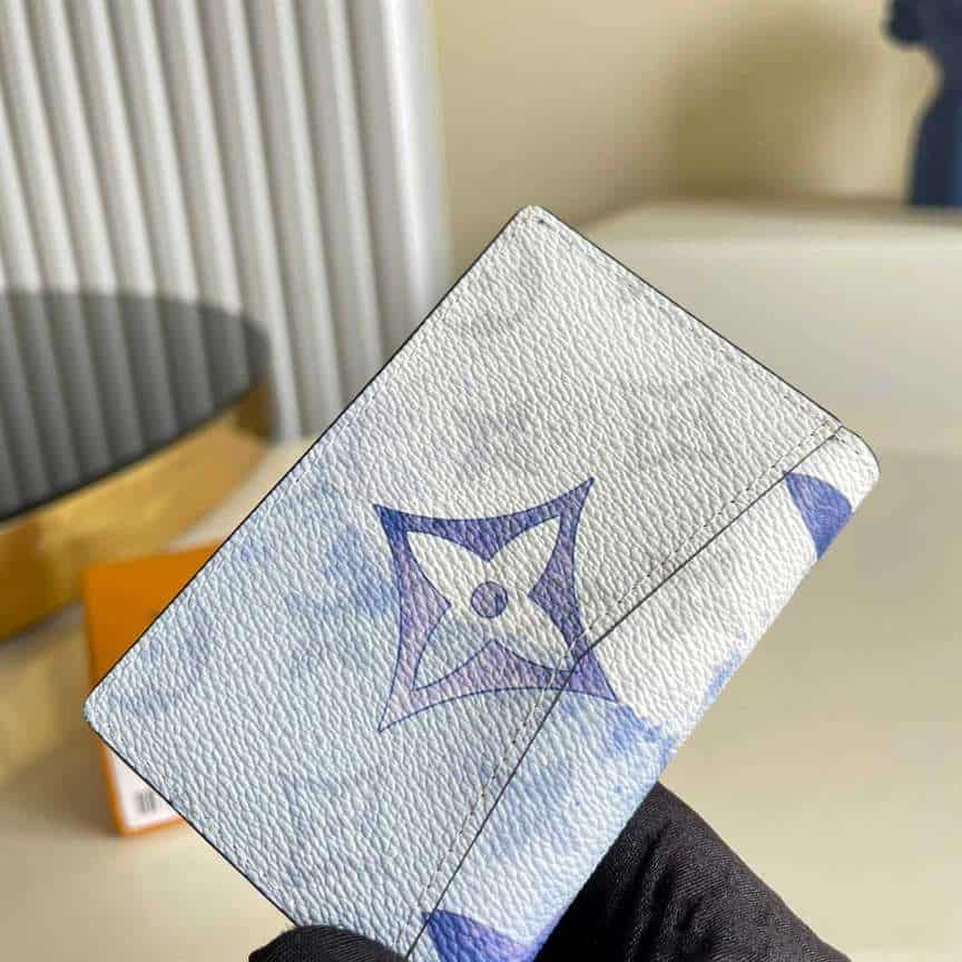 Louis Vuitton Pocket Organizer Monogram Watercolor Blue Coated Canvas - WPR001 - 3