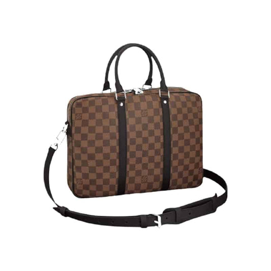 Louis Vuitton Porte-Documents Voyage Pm Monogram Macassar Canvas LDB062 - 1