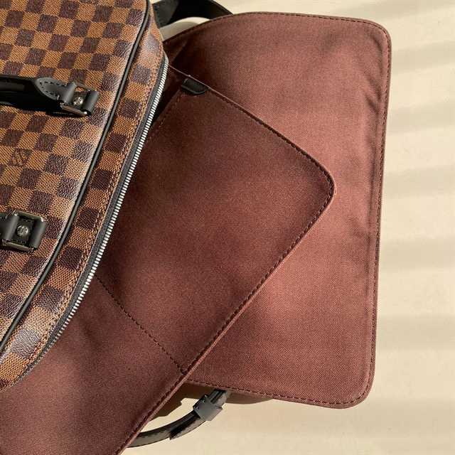 Louis Vuitton Porte-Documents Voyage Pm Monogram Macassar Canvas LDB062 - 7