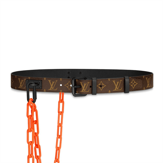 Louis Vuitton Signature Belt Monogram Chains 35MM Canvas - LBP009 - 1