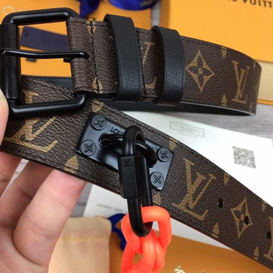 Louis Vuitton Signature Belt Monogram Chains 35MM Canvas - LBP009 - 7