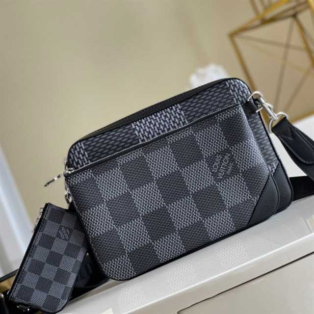 Louis Vuitton Trio Messenger Damier Graphite Canvas LMB027 - 2