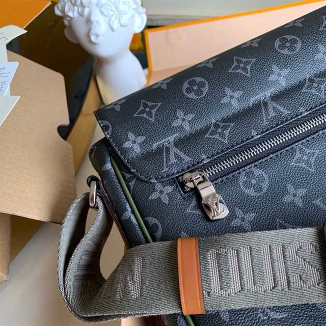 District Mm Messenger Bag Damier Ebene LMB018 - 4