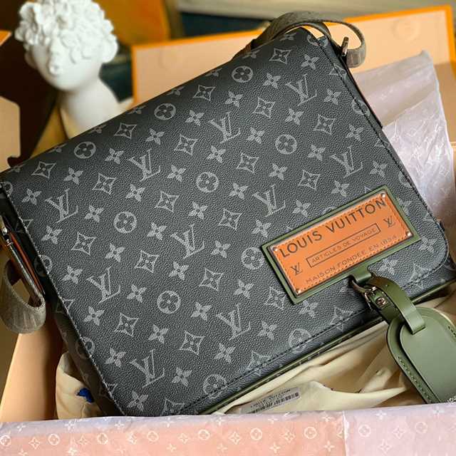 District Mm Messenger Bag Damier Ebene LMB018 - 2