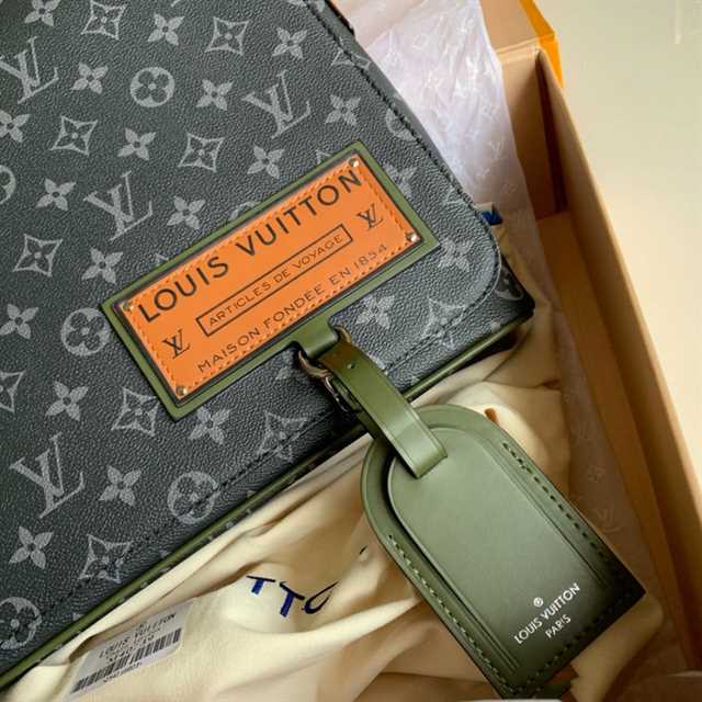District Mm Messenger Bag Damier Ebene LMB018 - 9