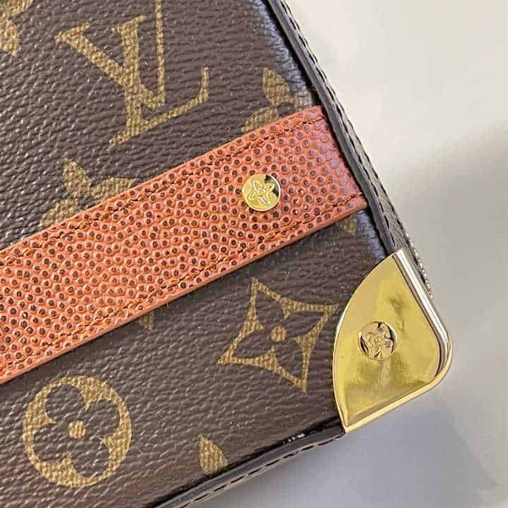 Louis Vuitton NBA Handle Trunk Monogram Coated Canvas Textile Lining In Brown - LMB009 - 8