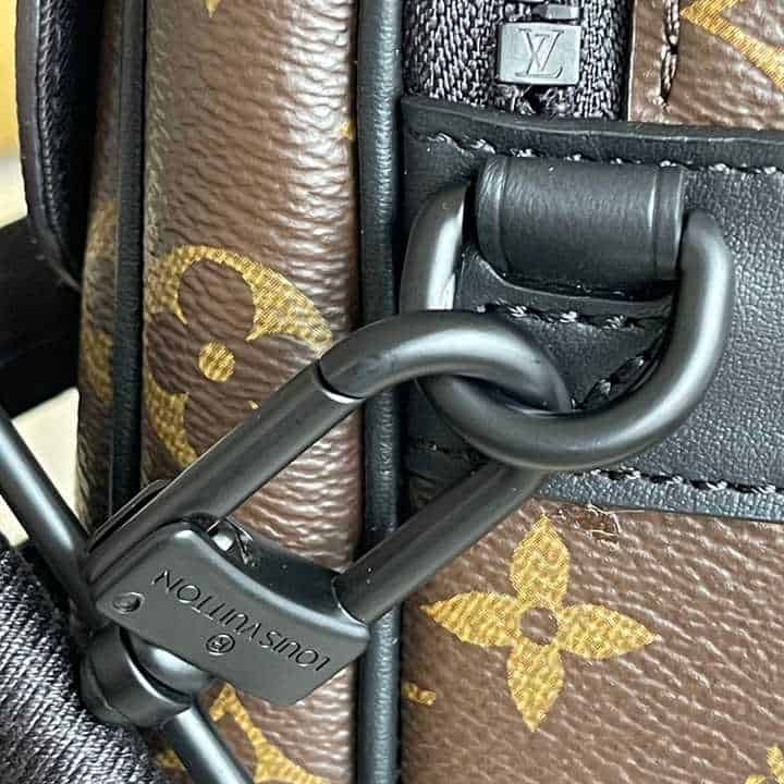 Louis Vuitton S Lock Messenger Bag Monogram Macassar Coated Canvas - LBB05 - 6