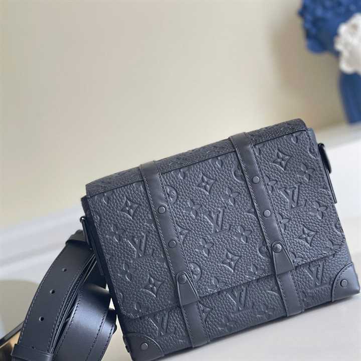 Louis Vuitton Trunk Messenger Bag Taurillon Monogram Leather LMB016 - 2