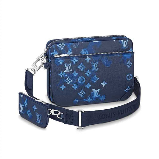 Louis Vuitton Trio Messenger Ink Watercoler Cowhide Leather - LMB011 - 1