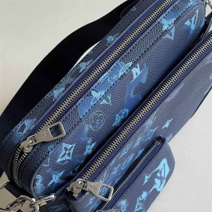 Louis Vuitton Trio Messenger Ink Watercoler Cowhide Leather - LMB011 - 5