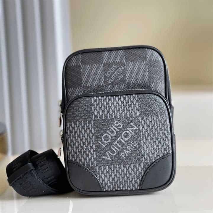 Louis Vuitton Amazone Slingbag Gray Damier Graphite 3D Coated Canvas - LMB013 - 2