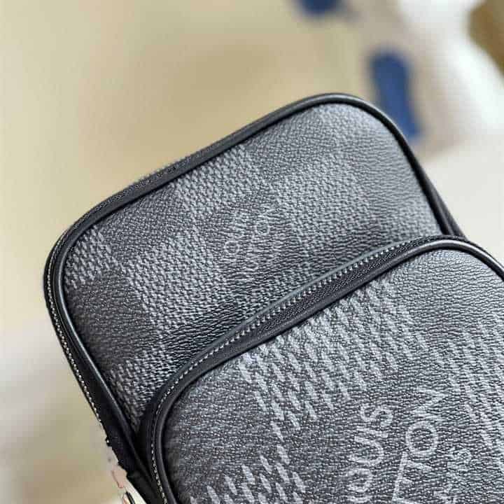 Louis Vuitton Amazone Slingbag Gray Damier Graphite 3D Coated Canvas - LMB013 - 7